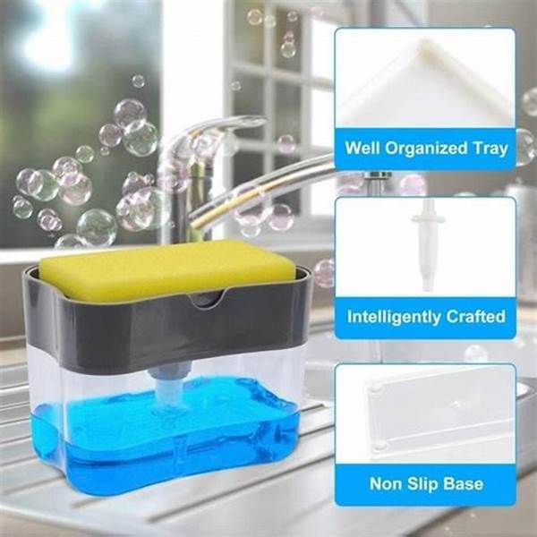 soap pump with Sponge and box (random color )
