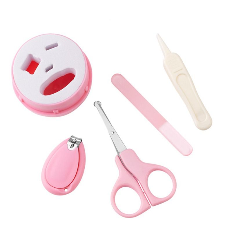 Baby Healthcare Kits Baby Nail Care Set Infant Nail Clippers Care Set with Rabbit Storage Box for Baby (Mix/Random color)