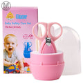Baby Healthcare Kits Baby Nail Care Set Infant Nail Clippers Care Set with Rabbit Storage Box for Baby (Mix/Random color)