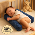 Soft Baby Sleeping Pillow With Neck Support | Comfortable Newborn Pillow For Head & Neck Protection | Printed Baby Sleep Cushion